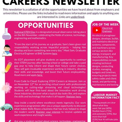 Careers Newsletter 13/10/25