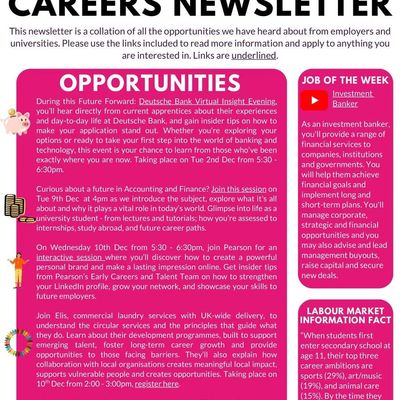 Careers Newsletter 24/11/25