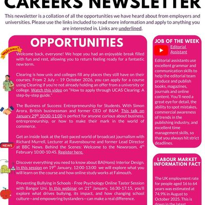 Careers Newsletter 05/01/26